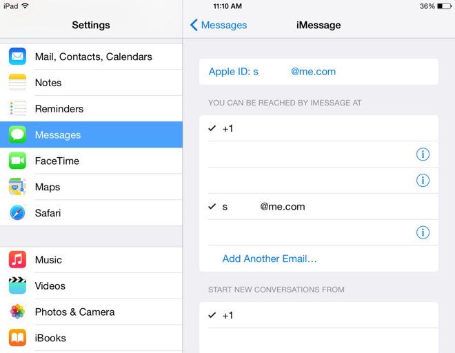 enabling text messages on mac